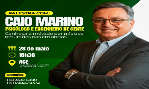 Palestra com Caio Marino