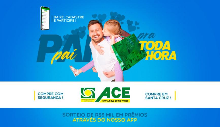 Segundo sorteio do App da ACE Santa Cruz será no dia 8 de outubro